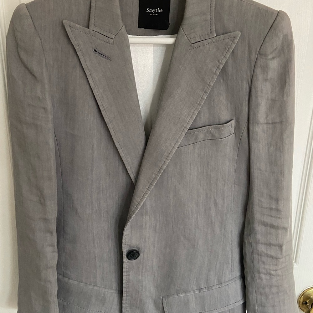 Smythe Sharp Shoulder Blazer - Picture 5 of 6